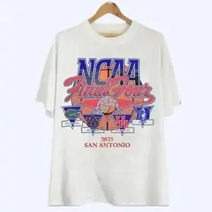 Retro 2025 Final Four Basketball T-Shirt – Vintage College Basketball Graphic Tee, Retro Sports Fan Shirt, Classic 90s Tournament Style