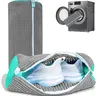 Laundry Shoe Washing Bag for Washing Machine - Protect Your Footwear during the Wash Accessories shoe washing,Mesh Accessory mesh laundry，Reusable Shoe Cleaning Bag for Sneaker Tennis Shoes Unstain Cleaner Kit