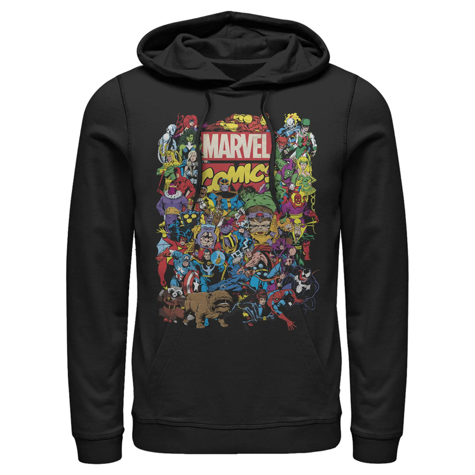 Men's Marvel Hero Epic Collage Pull Over Hoodie