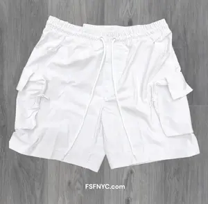 Rebel - Utility Nylon Shorts - White - 911