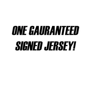 One Guaranteed Factory Sealed Signed Jersey