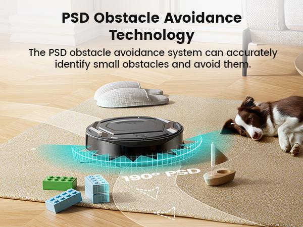 Lefant M210 Pro+ Robot Vacuum Cleaner, 3500Pa Strong Suction, Slim & Quiet, 200-Min Runtime, Self-Charging, WiFi/App/Alexa Control, 6 Cleaning Modes for Pet Hair, Hard Floors & Low Carpet, Black