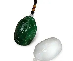 Premium Hand-Carved Turtle Shell Crystal Pendant, Master Artisan Crafted, Limited Monthly Production, Auspiciou   A gift for elderss Blessing for Wealth & Good Fortune