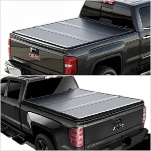 For 2007-2026 Chevrolet Silverado & GMC Sierra 1500 5.8ft Bed – Hard Tri-Fold Truck Bed Tonneau Cover