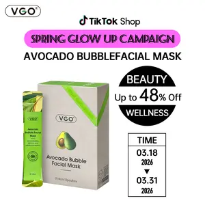 VGO Compound Acid Foam Mask - Cleanses & Exfoliates for Skin Repair, Gentle Application Outdoorfun-B