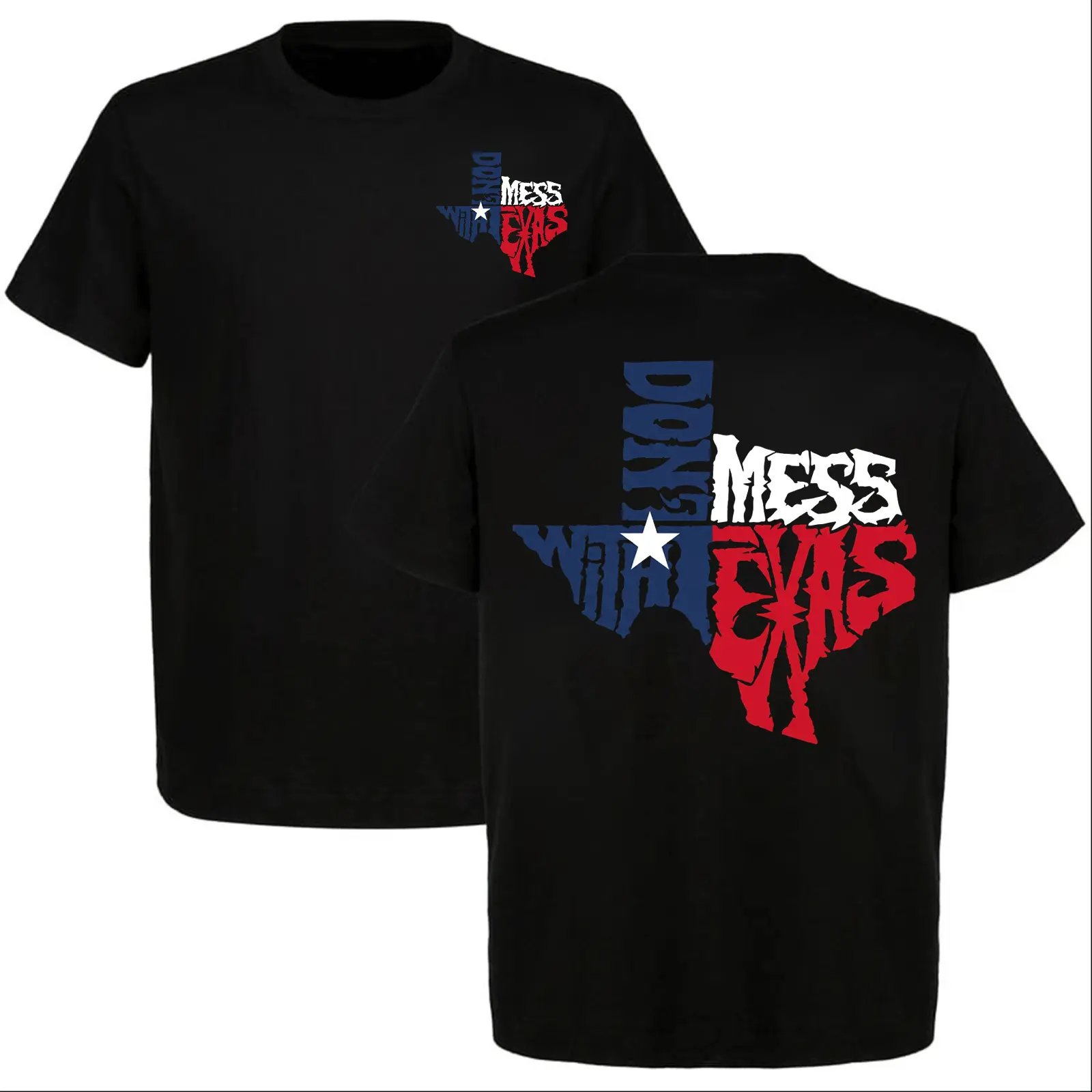 Don't Mess With Texas Map Shirt - Texas Pride Patriotic Shirt - Texas Strong Graphic Tee for Men Women