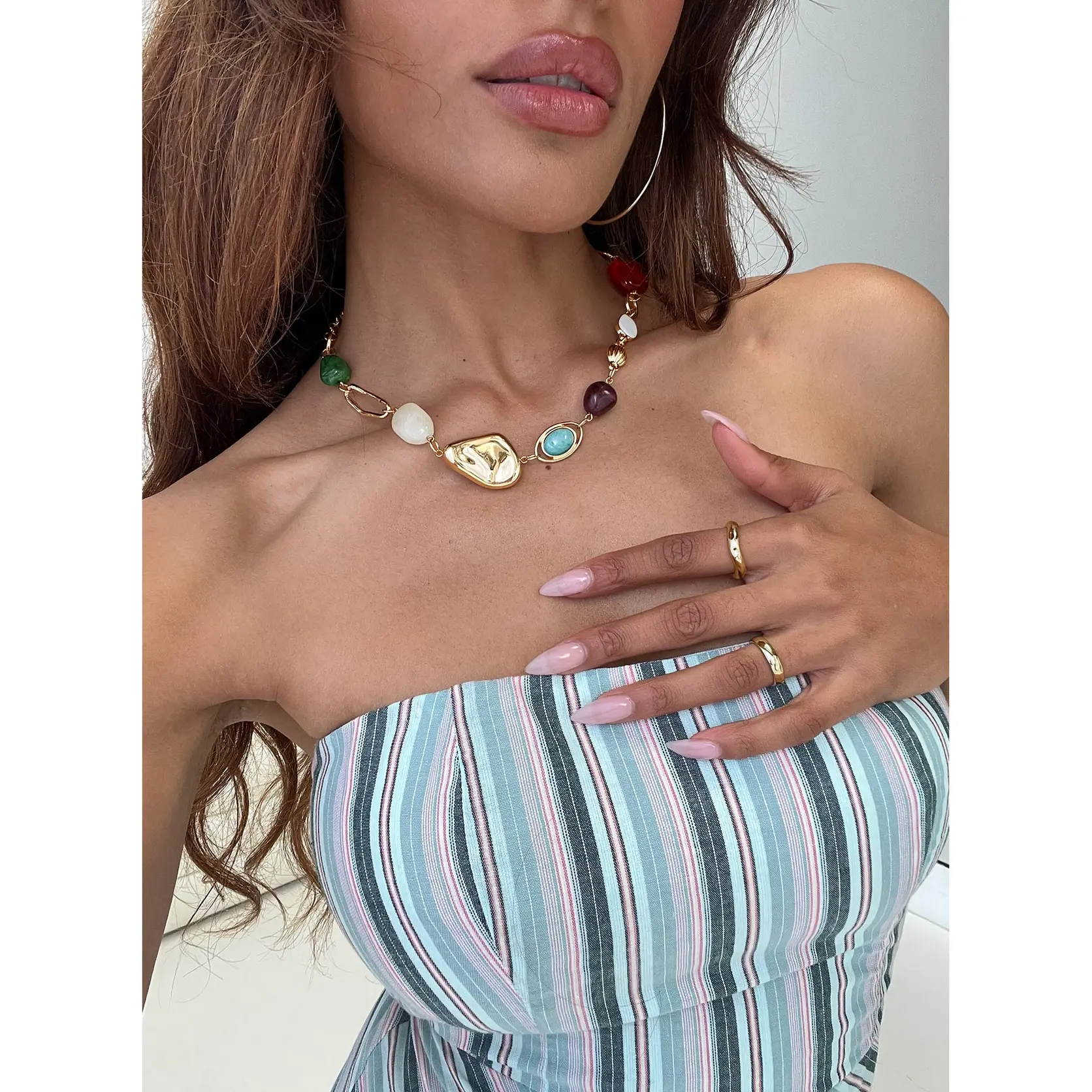 Quincie Necklace Gold