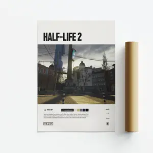 HalfLife 2 2004 Video Game Art Poster , Print 45740 378