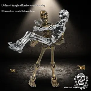 2026 New Jointed Skeleton Doll Model, Interactive 3D Puzzle Building Toy, Educational and Fun Prank Gift for Kids and Adults