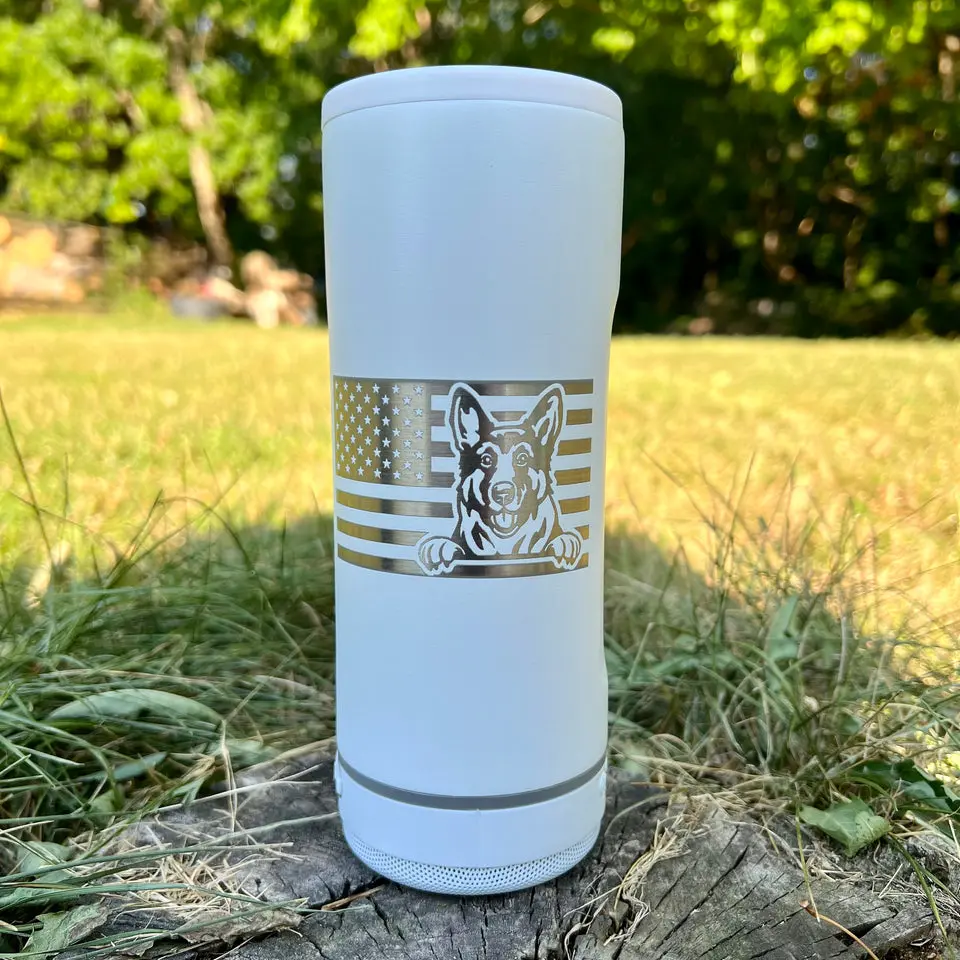 Shepherd Flag Bump'n Brew Speaker Can Cooler
