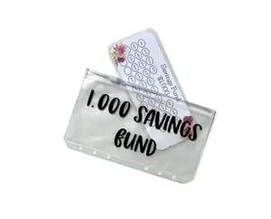 Cash Envelope Saving chart