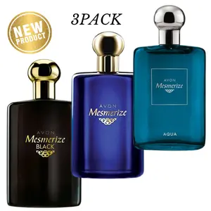Mesmerize Blue, Black and Aqua. Set of 3 Perfumes