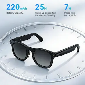 Quriov All-in-One AI Smart Wearable: 1200P Action-Ready Stability, Instant Voice Interpretation, 8MP Photo Quality, Photochromic Lenses for Seamless Indoor-to-Outdoor Transition, Gift for Tech Enthusiasts