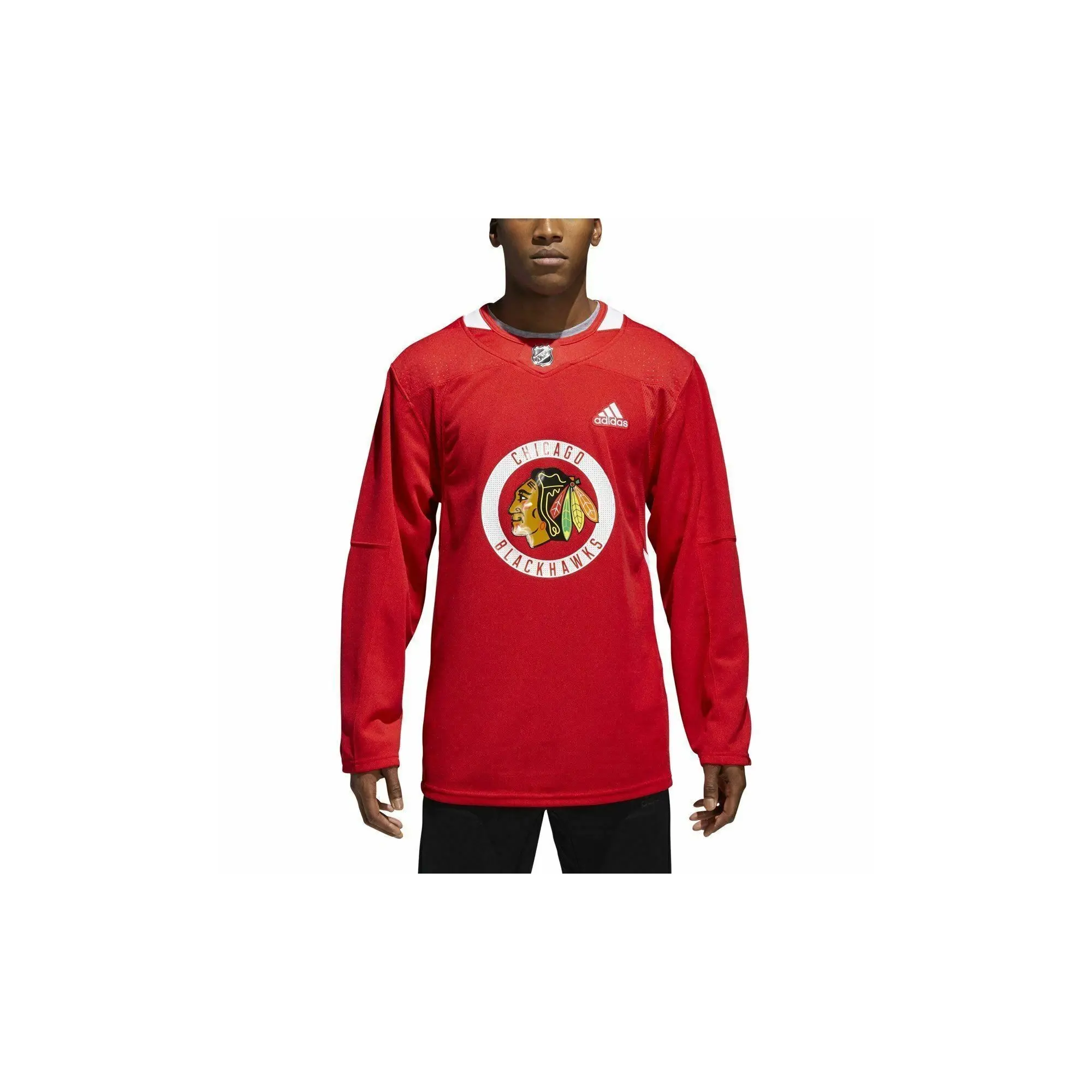NHL Blackhawks Authentic Practice Jersey "Red" CA7188