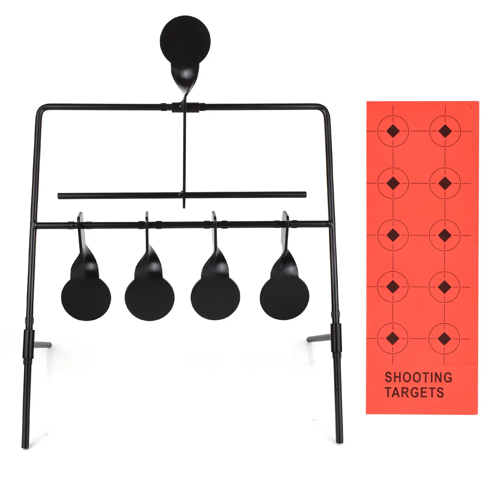 Wind Chime Metal Soft Bullet Shooting Target, Indoor Outdoor Competition Rotating Tactical Training Target, Cs Tactical Practice Target
