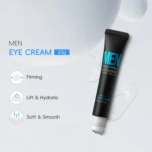 Men's Roll-On Eye Cream 20g  Cooling Metal Ball Applicator  Reduces Puffiness & Dark Circles  Hydrates & Refreshes Tired Eyes  Quick Absorbing Non-Greasy  Daily Grooming