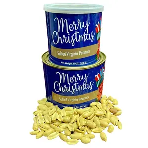 Try My Nuts Merry Christmas Salted Virginia Peanuts - Choose Between an 11 oz. or 20 oz. Can