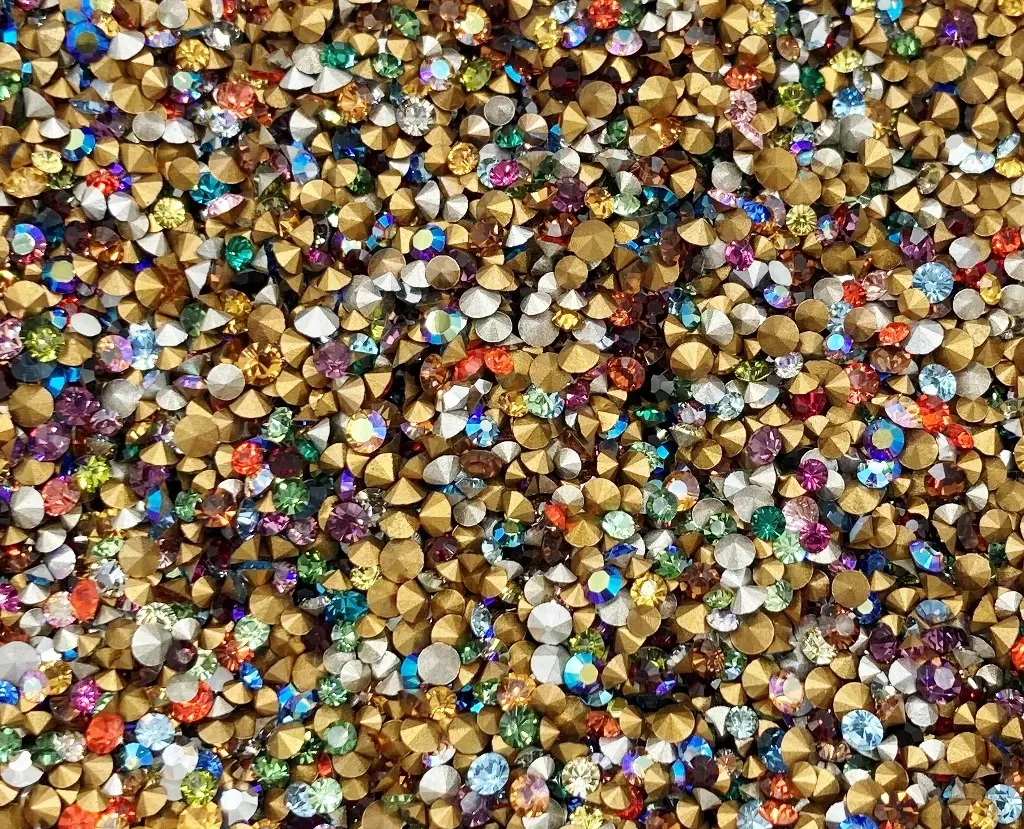 300 Vintage Austrian Crystal Rhinestones - Assorted Pointed Back Tiny Small 2mm. To 3mm. Rhinestones for Jewelry Repair, Jewelry Making, Crafting