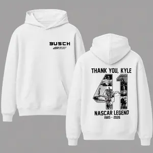 RIP Kyle Busch Tribute Hoodie, Rowdy Nascar Legend Memorial Tee, RIP Rowdy Shirt, Vintage Car Racing Tribute Top