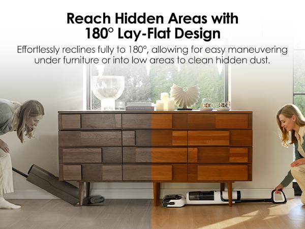 Tineco Floor ONE STRETCH S6 Wet Dry Vacuum Cleaner, 180°Lay-flat, 5.1 inch Compact Design,158℉ Flashdry Self-Cleaning in 5min, Long Runtime, Dual-Sided Edge Cleaning, Enhanced Cleaning Flexibility Tineco Floor ONE STRETCH S6 Wet Dry Vacuum Cleaner, 180°Lay-flat, 5.1 inch Compact Design,158℉ Flashdry Self-Cleaning in 5min, Long Runtime, Dual-Sided Edge Cleaning, Enhanced Cleaning Flexibility