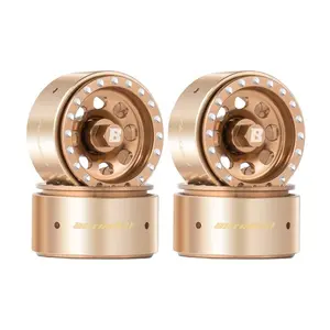 BATRAZZI Aluminum 1.0" D-Hole Beadlock Wheels Gold (4pcs)