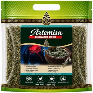 Artemisa (Mugwort) Herbal Tea – Natural Wellness & Relaxation Support – Traditional Herbal Blend – Caffeine Free – 4oz (113g)