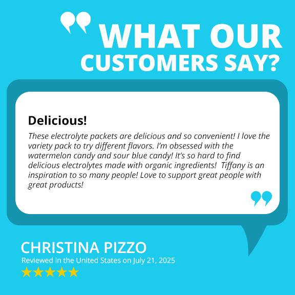 Zero Sugar Electrolyte Stick Packs - 16 Count Variety Sampler with 4 Flavors Blue Raspberry, Watermelon Candy, Lemon Candy , Dragon Fruit - Sugar Free - Clean Hydration for Energy, Focus, and Craving Control - Hydrating Minerals