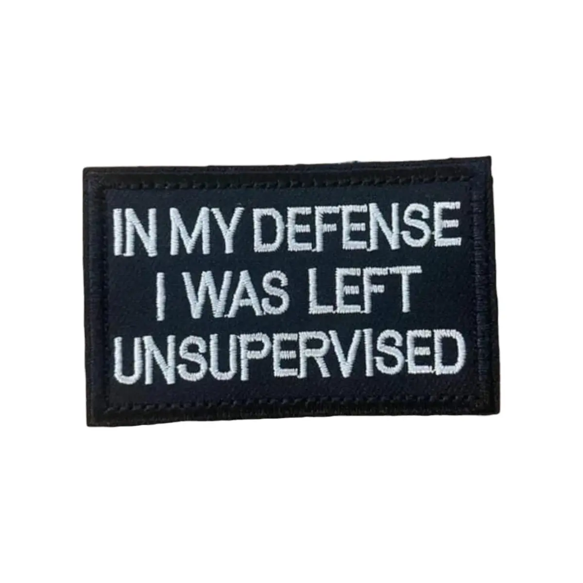Embroidered Tactical Morale Patch - 4x3in, Hook & Loop, Removable, Durable, Stylish, Precision Crafted, Humorous Quote, Adds Personality, Gift Idea for Jackets, Sewing Accessories & Haberdashery