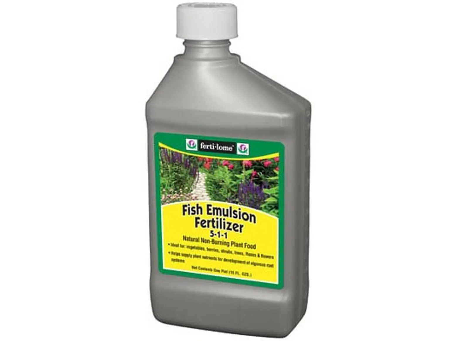 Ferti-lome 10611 Concentrate Fish Emulsion Fertilizer, 1.3 lbs, 5-1-1 Ratio, Natural Release Formula for Enhanced Plant Growth