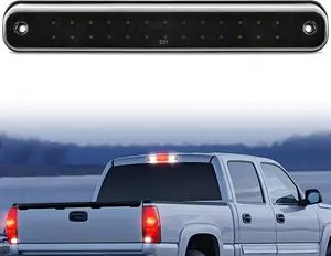 Nilight Third Brake Light Tail High Mount 3rd Stop Cargo Reverse Lights Smoked Lens Compatible with Chevy GMC C/K Series 1500 2500 3500 1988-2000 Chevrolet Blazer 1992 1993 Chevy Silverado 1994-1998 Door Blue Custom Black