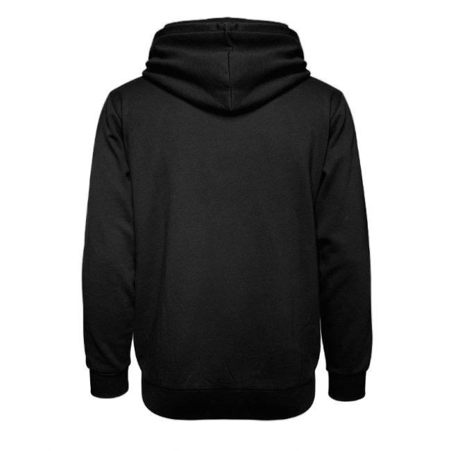 Code Without A Face Shawl Collar Hoodie - Black Pullover with Unique Graphic Design