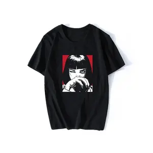 Movie T-Shirt Quentin Tarantino Pulp Fiction Mia Vintage Men/Women Fashion Tops Vintage 1990S Streetwear Punk Rock Harajuku Clothes