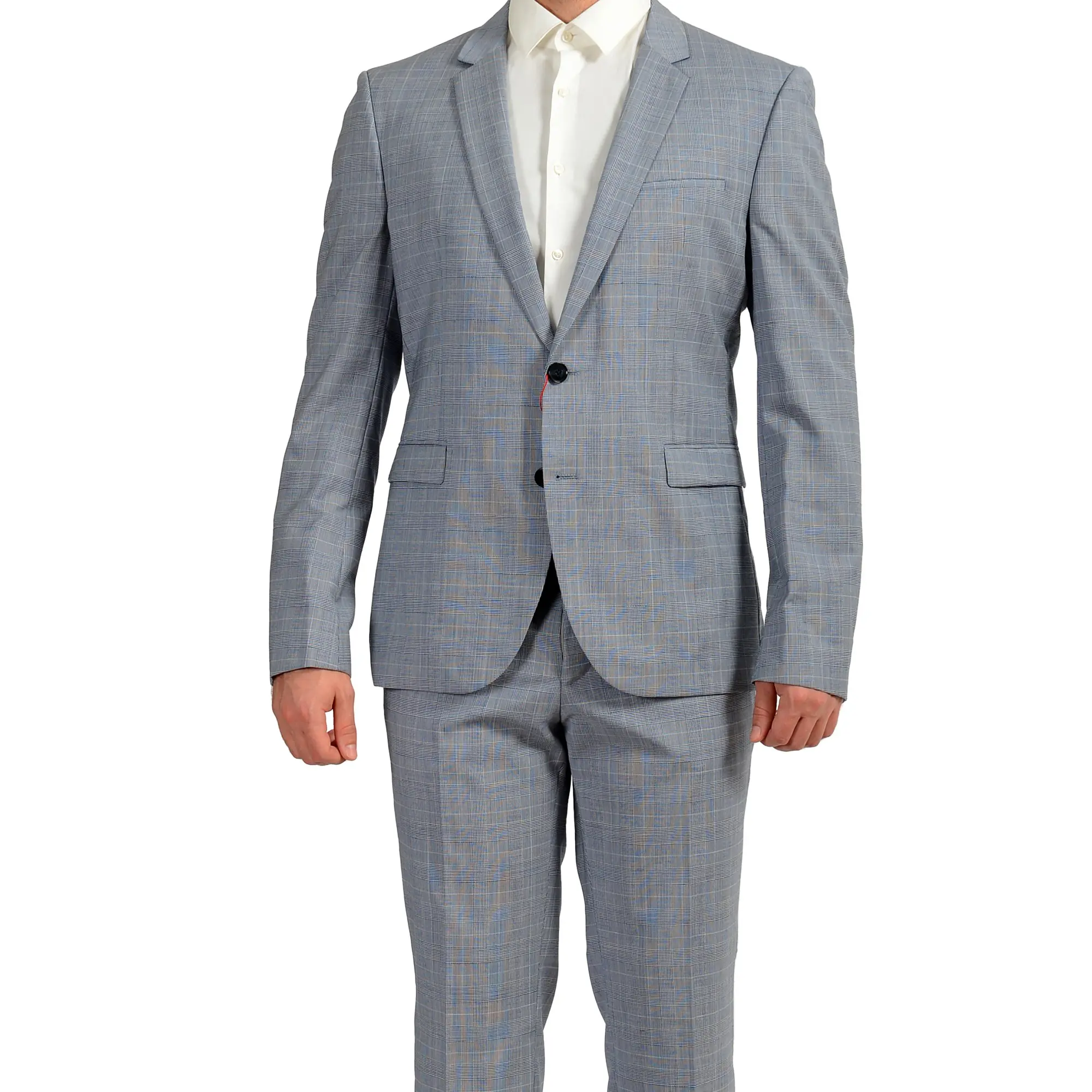 Hugo Boss Men's Extra Slim Fit 100% Wool Suit US 44R IT 54R