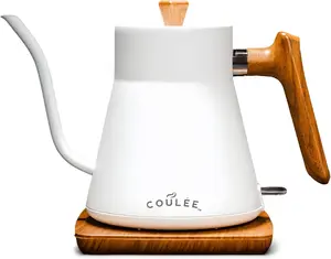 Gooseneck Kettle, Elegant kettle, Easy Pour, Premium food-grade 304 Stainless steel, 1200W, One-click operation