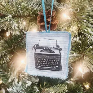 Typewriter Ornament