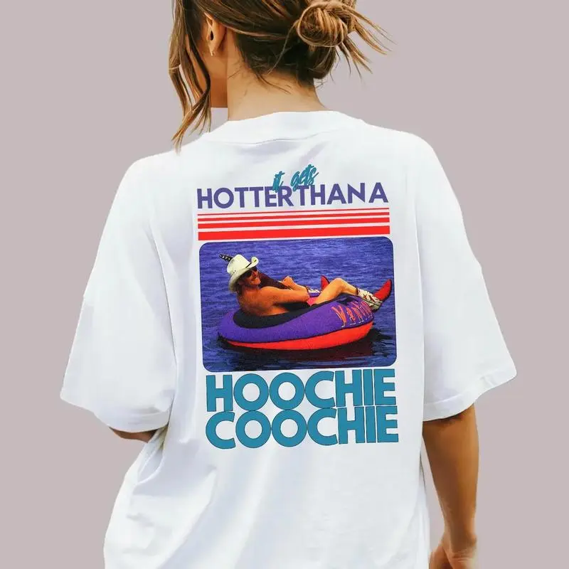 Chattahoochee Jacksonn On Back Tshirt, Country Song Summer Shirt, It Gets Hotter Than A Shirt, Concert Tee, Unisex Short Sleeve Tee, Crew Neck Graphic T-Shirt