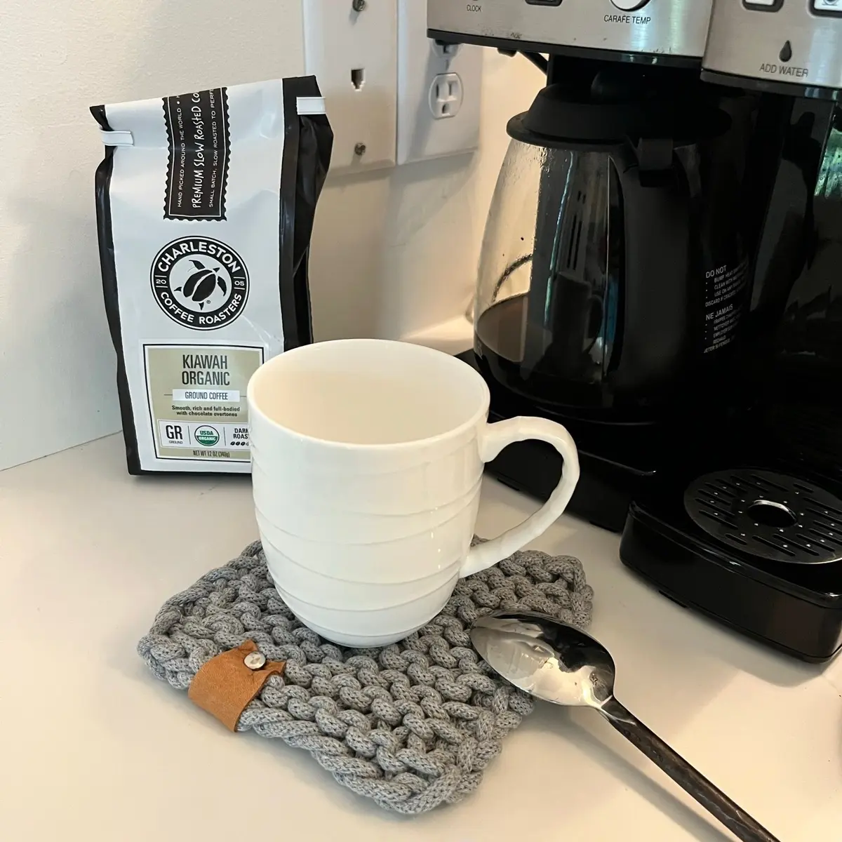 Knit Coaster
