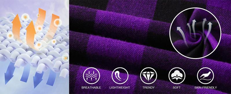 ZITY 3-Pack Men's Flannel Hoodie Shirts: Casual Plaid Pullover Sweatshirts & Tops - Long Sleeve Menswear Jacket - Wetsuit-Soft Fabric - California Outfit Stylish Hooded with Pocket Streetwear tiktok shop deals gifts for him