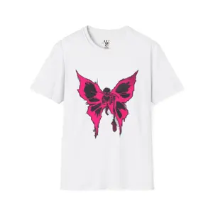 Fierce Butterfly Graphic Tee for Nature Lovers,  Festival Wear, Summer Style, Eco-Friendly Apparel