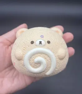 Large cute frozen butter bear bun taba squishy