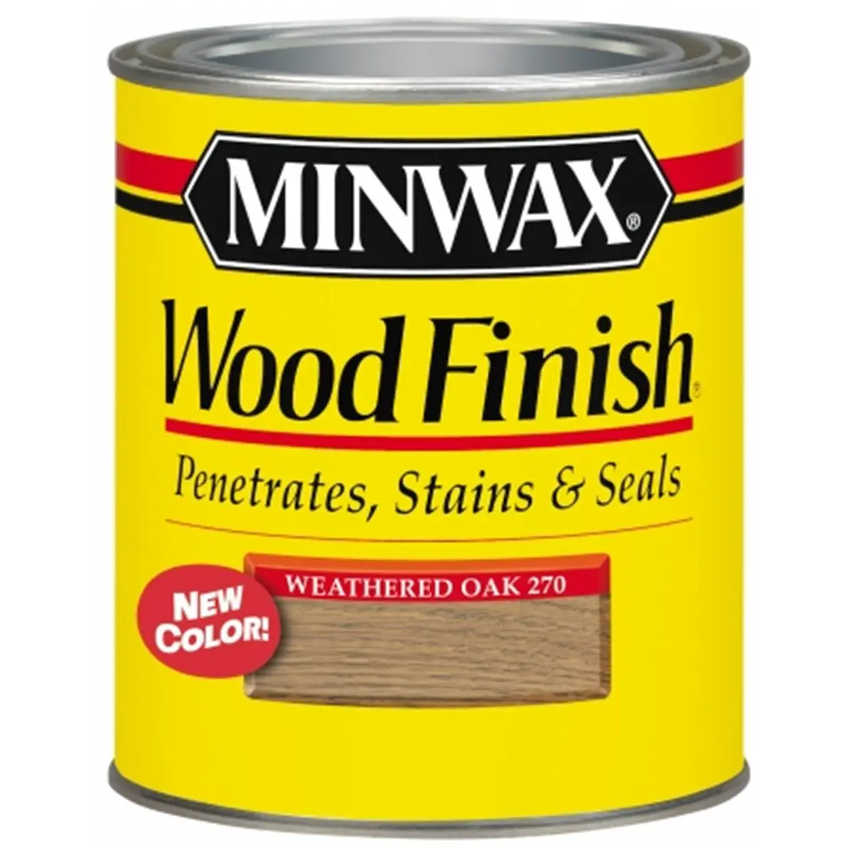 212 MAIN Minwax 22760 0.5 Pt Weathered Oak Interior Oil-Based Paint Stain - Penetrates Wood for Durable Finish, Ideal for Interior Use with Oil Based Paint Benefits