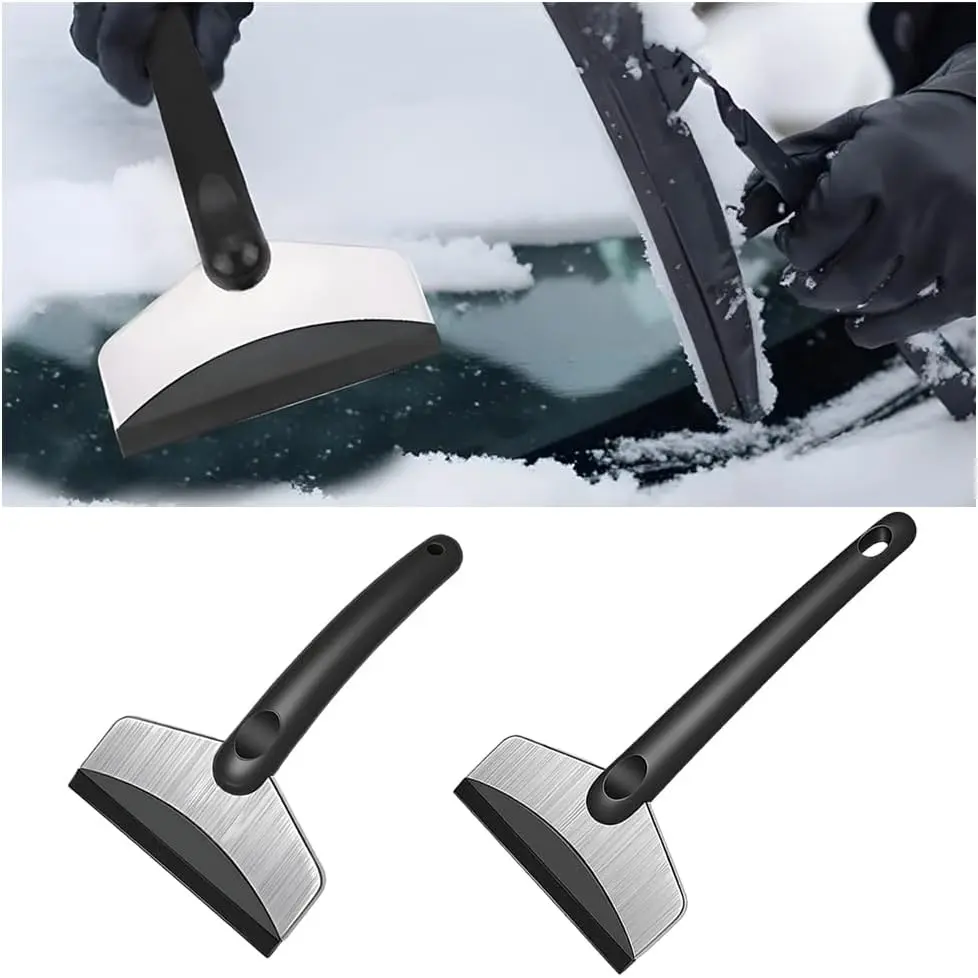 Ice Scraper for Car Windshield, Scratch Free Vehicle Windscreen LCE Snow Frost Remover with Ergonomic Handle, Auto Window Ice Breaker Shovel Cleaning Tool,  Fit (Small and Medium)