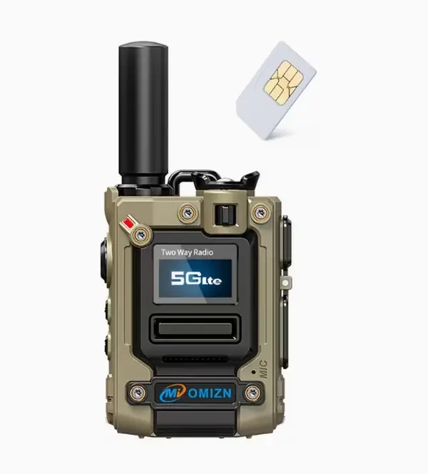 1/2/3/4pcs OMZN K300s Model Global Walkie Talkie with SLMCard, 5000 Mile Range, 6800mAh Battery, 168 Hours Zinc AlloyBody, Noise Cancelling, Type-C Charging