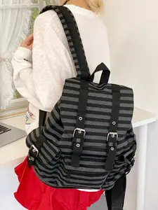 Ladies' Fashionable Backpack, Simple Casual Retro Design, Versatile Practical Bag for Daily Commuting Shopping Work School, Durable Backpack, Cute Versatile Backpack