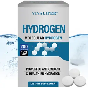 Hydrogen Water Tablets (120 Count) - High Concentration H2 + Magnesium Electrolyte Drink Mix | Antioxidant, Focus & Energy Recovery