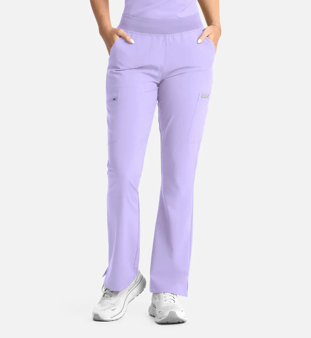 Maevn's Women's Full Elastic Band Flare Leg Pant