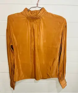 Pumpkin High Neck Blouse