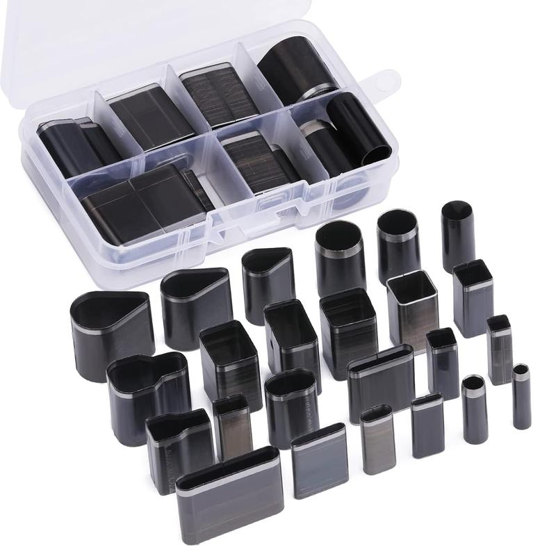 24PCS Leather Hole Punch Set with Compatible for Watch Punch Tool - Heavy-Duty Round Hole Cutter for Belts, Wallets, Bags, Paper Crafts - DIY Leather Crafting Tool