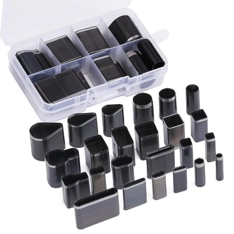 24PCS Leather Hole Punch Set with Compatible for Watch Punch Tool - Heavy-Duty Round Hole Cutter for Belts, Wallets, Bags, Paper Crafts - DIY Leather Crafting Tool