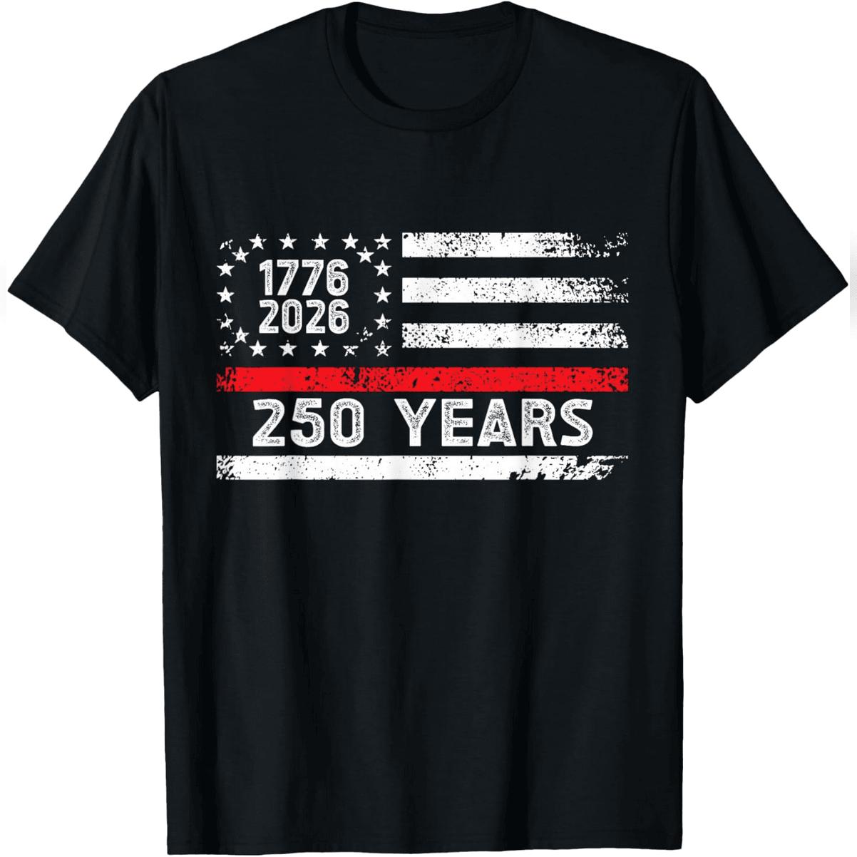 250th Anniversary United States 250th Usa 4th Of July 2026 T-Shirt Comfy Everyday T-Shirt